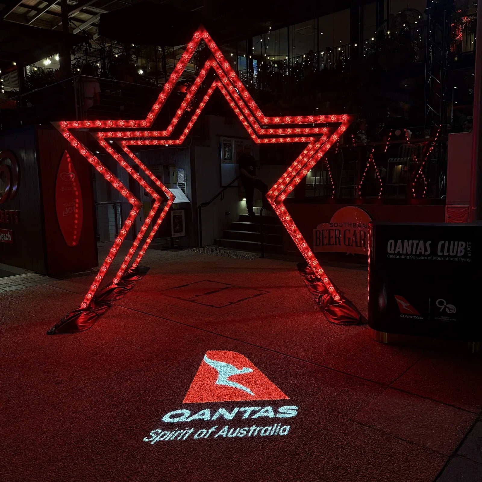Lighting Up Southbank: Custom Star Arches for a Major Airline Event