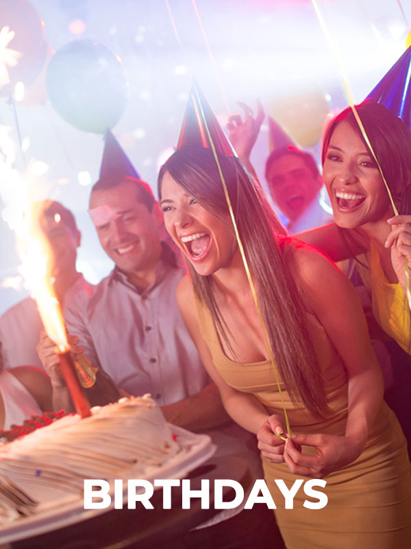 a group of people celebrating a birthday