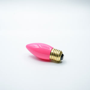 E27 Festoon Rose Pink Tear Drop Bulb