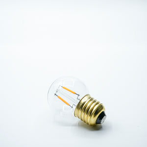 E27 Festoon Warm White Clear Double Filament Bulb