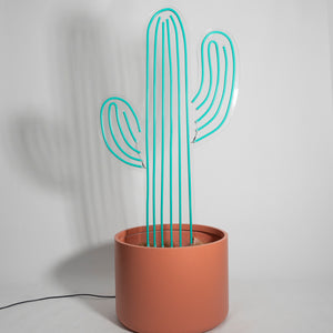 Cactus In Pot X-Large NEON - Green