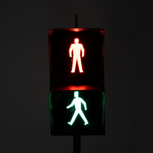 Walk/Don't Walk w Stand - Red Green