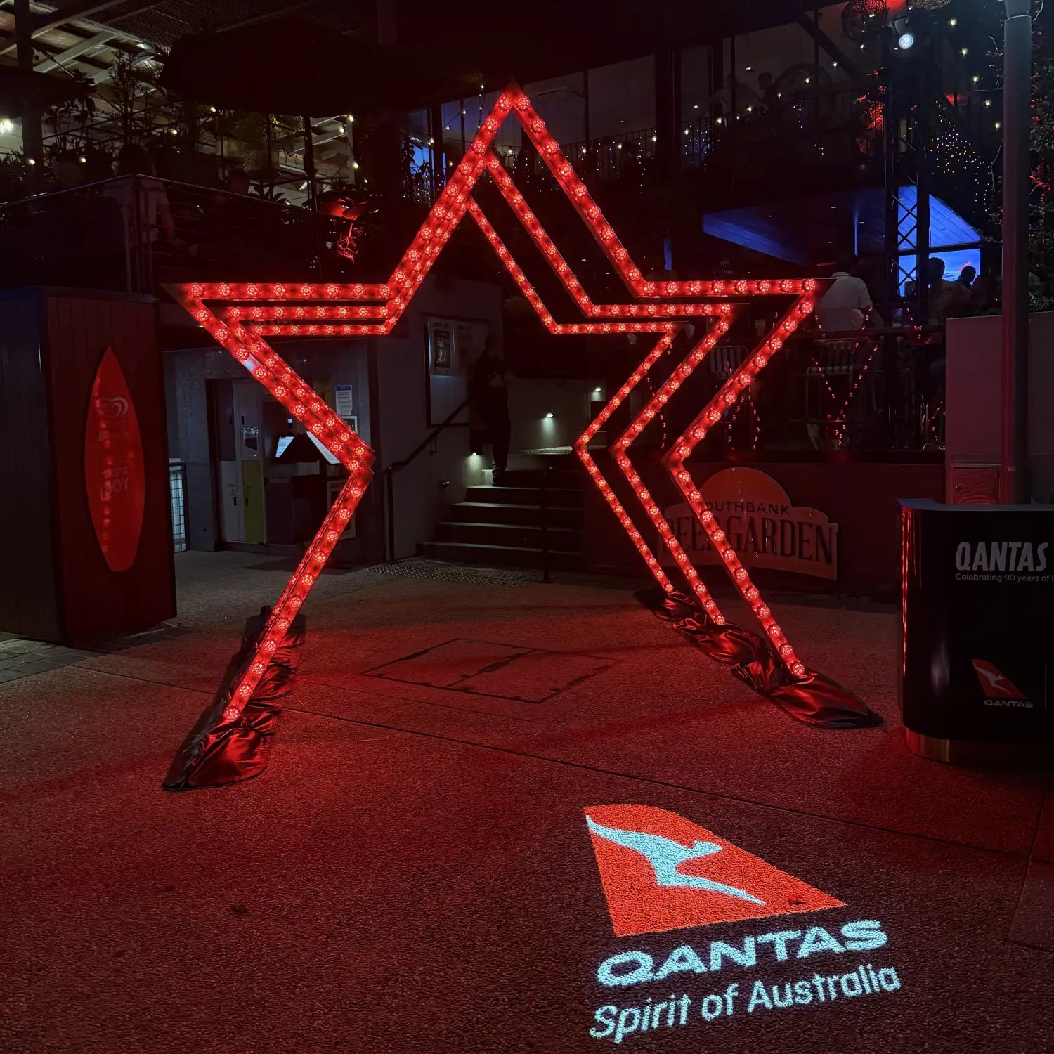 Lighting Up Southbank: Custom Star Arches for a Major Airline Event
