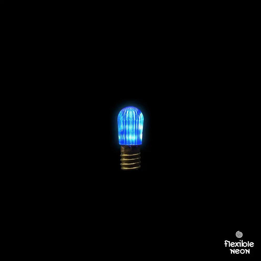 E14 Festoon Blue Amusements Bulb - Festoon Lighting Hire Brisbane
