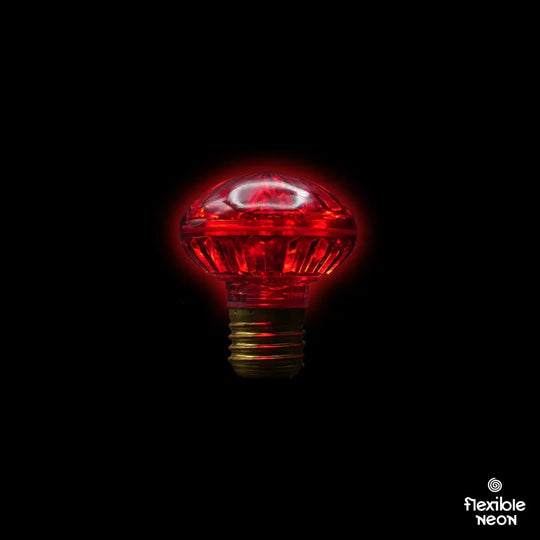 Brisbane Festoon E27 Cabochon Red Bulb Hire