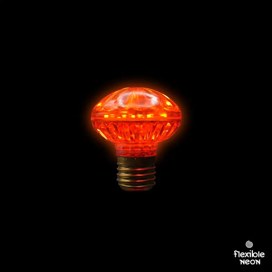 Brisbane Festoon E27 Orange Cabochon Hire