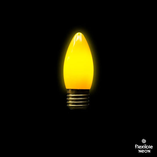 Brisbane Festoon Lemon Yellow Tear Drop Bulbs E27