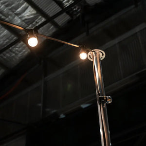 3.5m Festoon Pole and Stand (set of 5) - Festoon Lighting Hire Brisbane