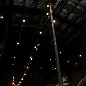 3.5m Festoon Pole and Stand (set of 5) - Festoon Lighting Hire Brisbane