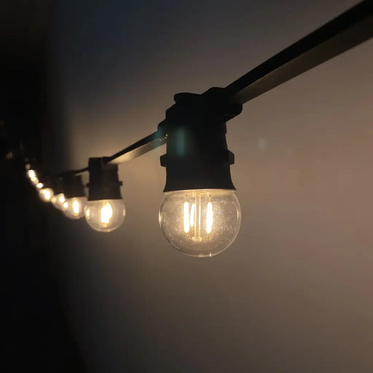 Brisbane Festoon Lighting Hire E27 Warm White Double Filament