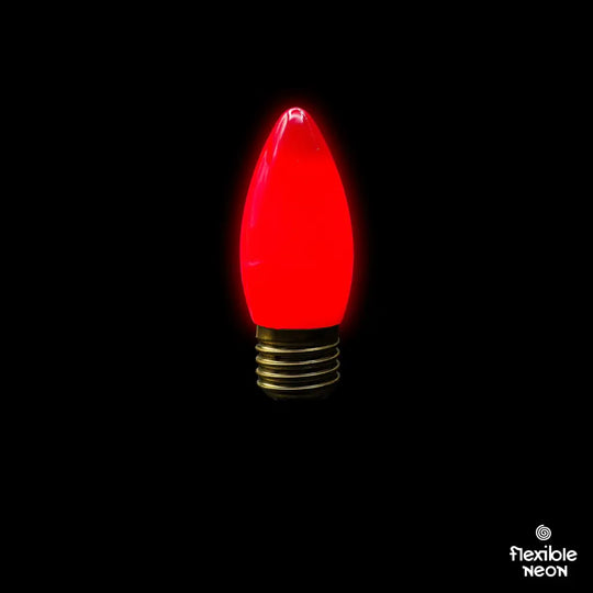 Brisbane Festoon Raspberry Red Tear Drop Bulb Hire