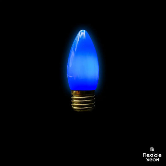 Brisbane Festoon Royal Blue Tear Drop Bulb Hire