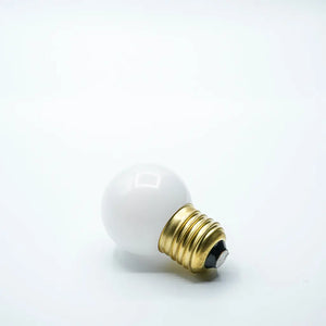 E27 Festoon Warm White Milky Double Filament Bulb - Festoon Lighting Hire Brisbane