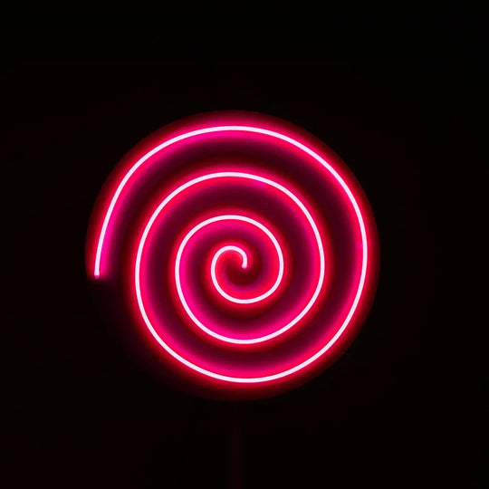 GIANT Pink Lollipop Neon