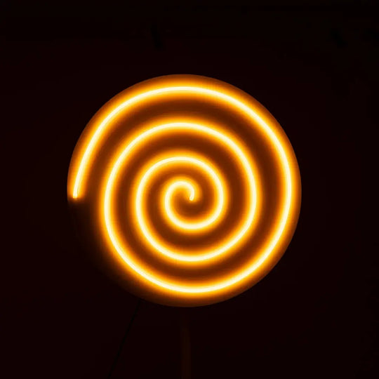 GIANT Yellow Lollipops Neon