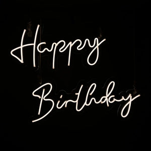 Happy Birthday Neon Sign - Birthday Neon Sign Hire Brisbane
