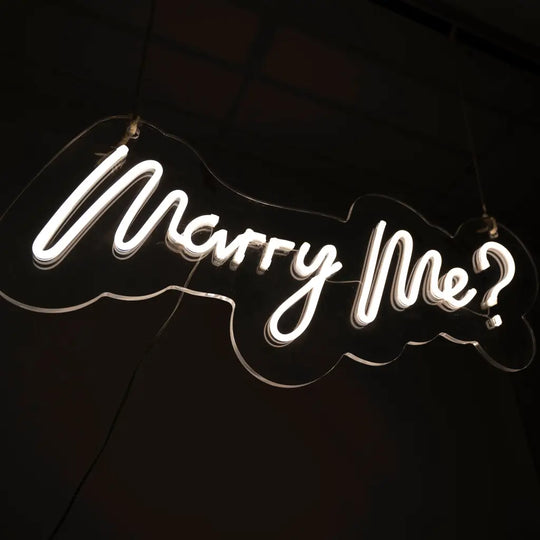 Marry Me? Neon Sign